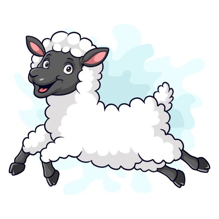 Мультяшная овечка
