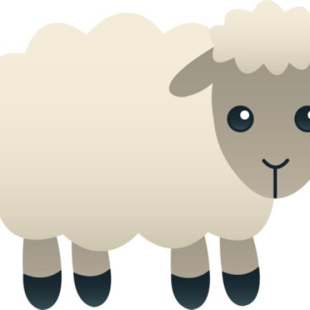 Овечка шаблон для аппликации