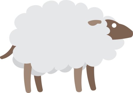 Овечка вектор