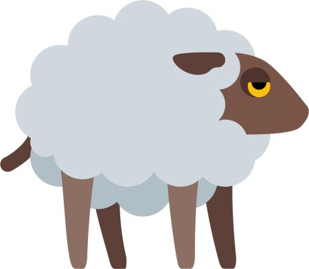 Овечка мультяшная