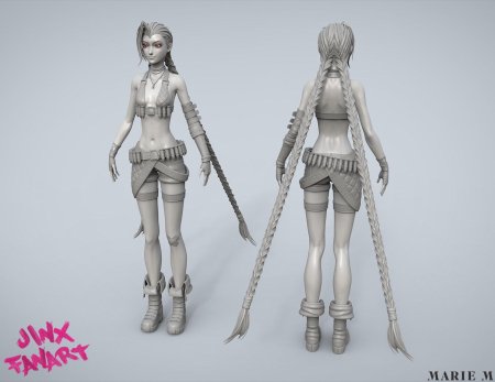 Джинкс для 3д печати