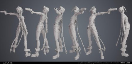 Джинкс аркейн модель