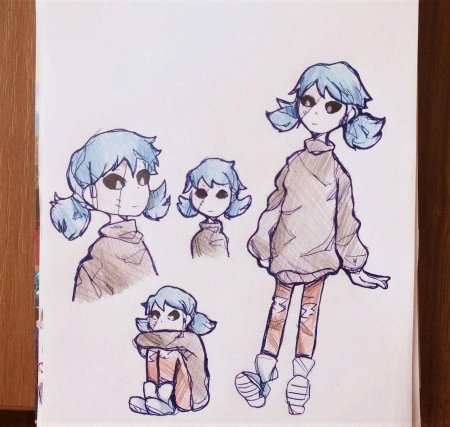 Салли фейс скетч