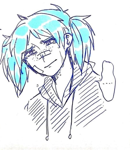 Салли фейс и ларри арт для срисовки