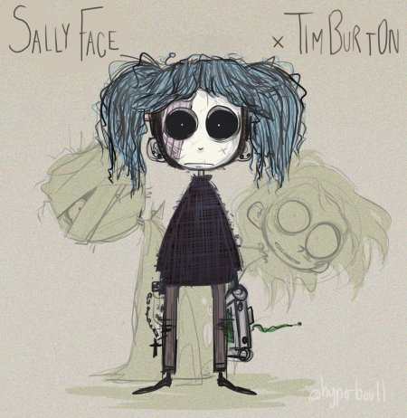 Тим бертон салли фейс