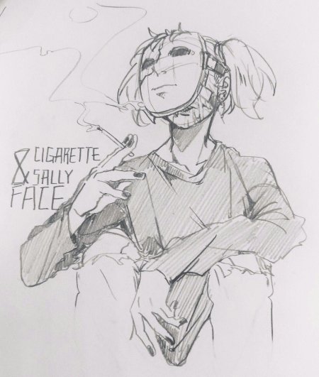 Салли фейс рисунки