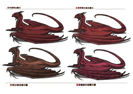 Дракон концепт арт