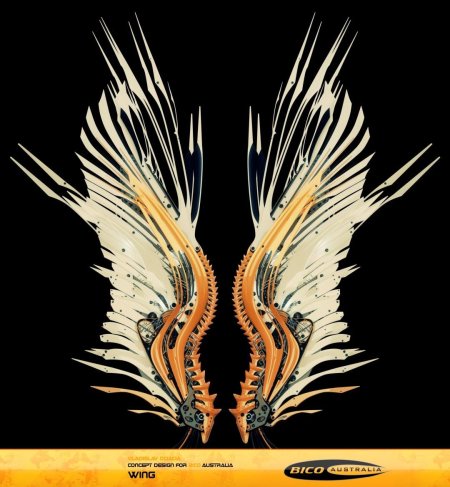 Киберпанковские крылья