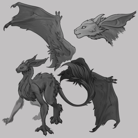 Дракон концепт арт