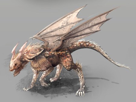Дракон концепт арт