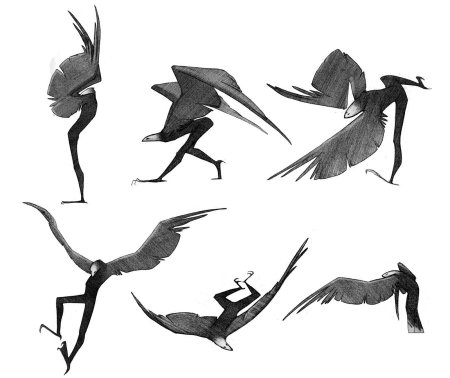 Птица референс