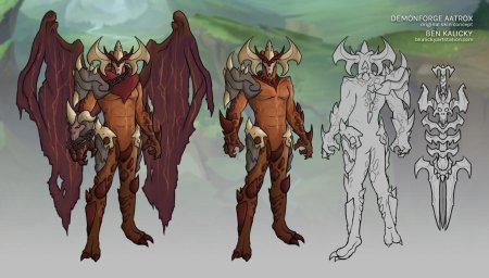 Атрокс концепт арт