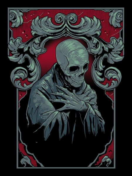 Череп иллюстрация