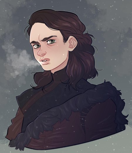 Арья старк арт
