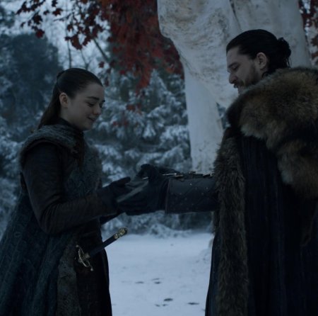 Джон сноу и арья старк