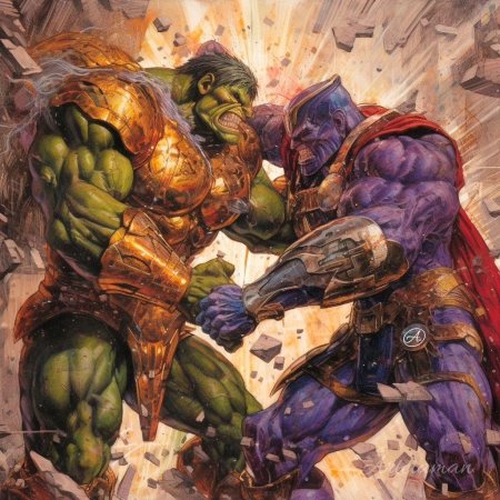 Танос против халка