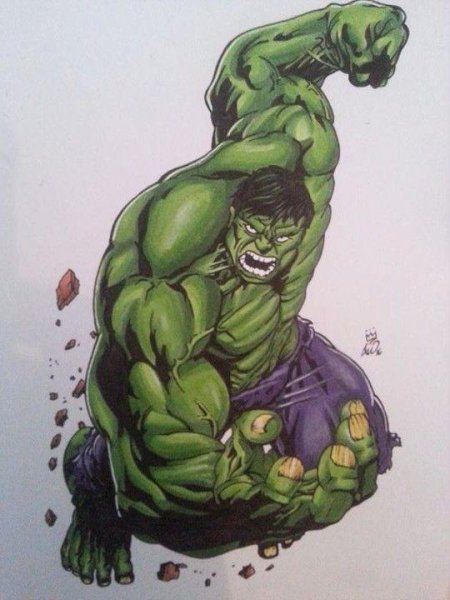 Арты Халка от «Marvel»