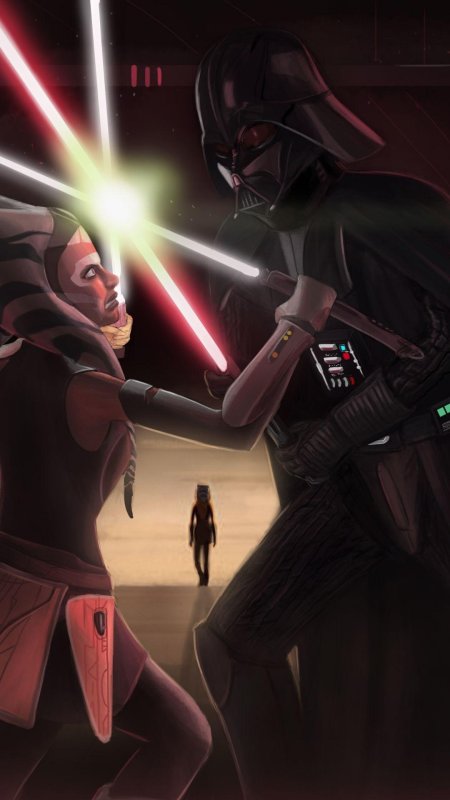 Асока тано и вейдер