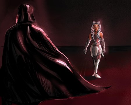 Асока тано и дарт вейдер