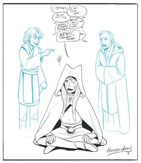 Асока тано и энакин скайуокер оби ван