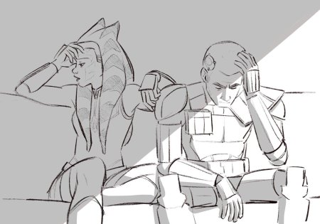 Капитан рекс и асока тано любовь