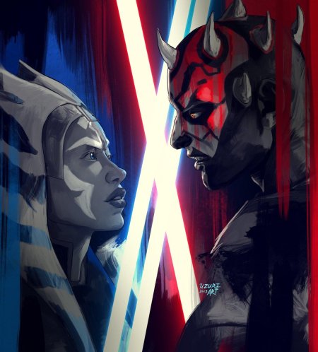 Асока тано против дарта мола