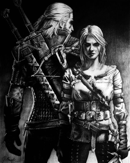 Геральт из ривии и цири