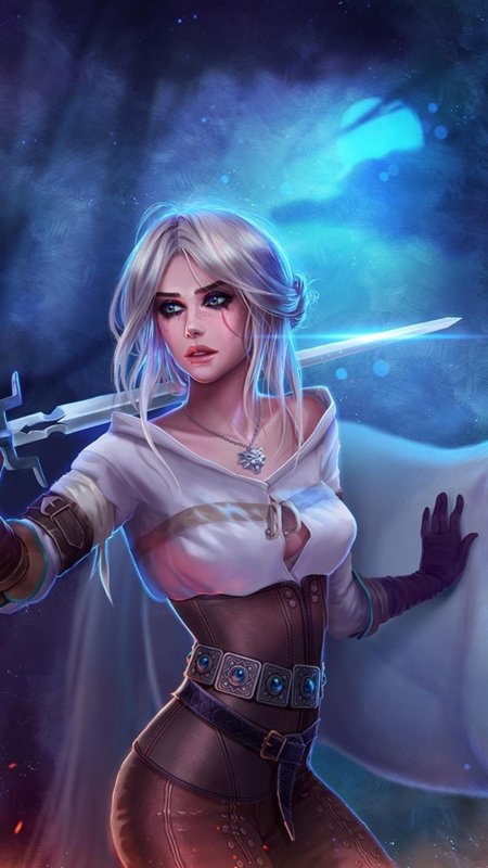 Цири ведьмак 3 арт