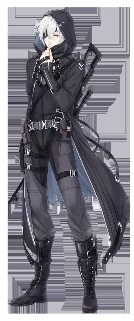 Аниме наёмник парень