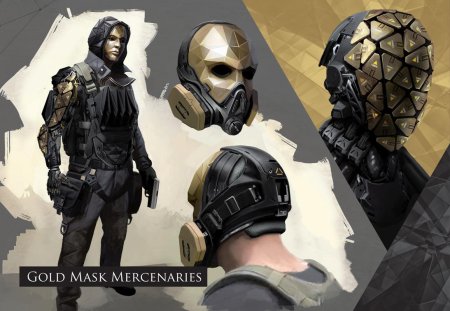 Золотые маски deus ex