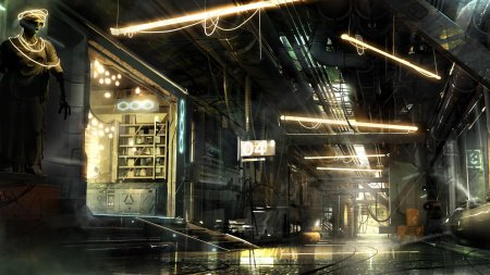 Концепт арт sci fi лаборатория