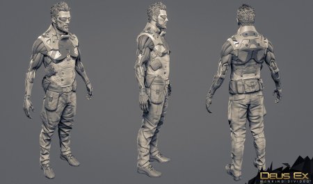 Адам дженсен концепт арт