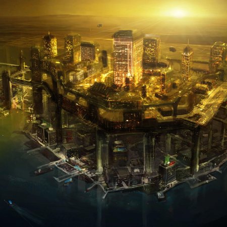 Киберпанк deus ex город