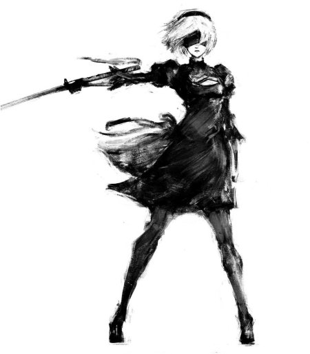 B nier automata скетч