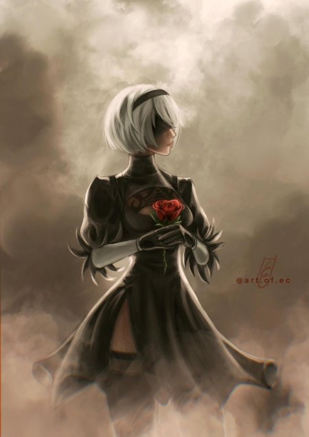 Nier automata b art