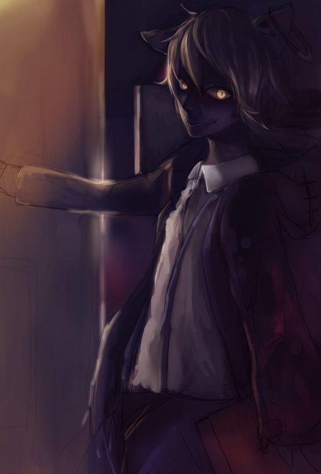 Аниме мальчик демон