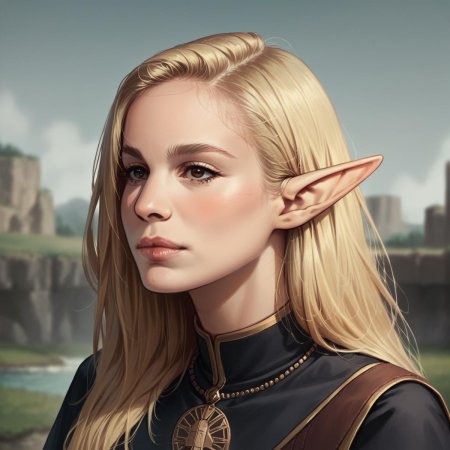 Эльфийка фэнтези