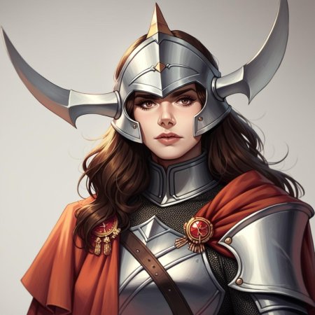 Женщина в доспехах