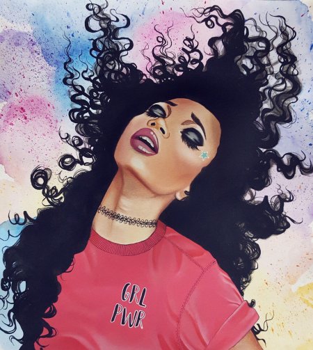 Swag арт девушки