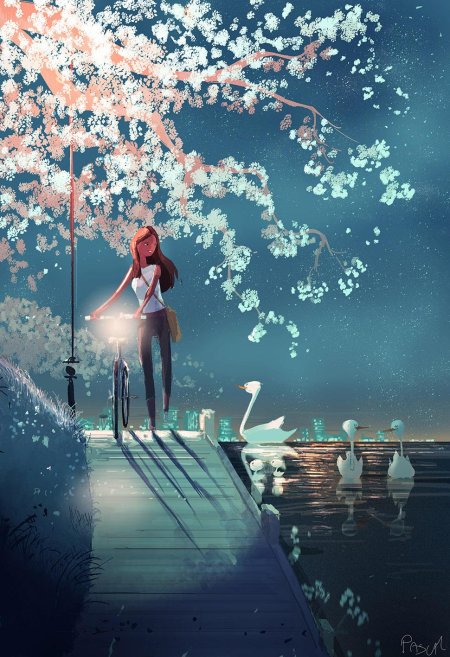 Аниме пейзаж