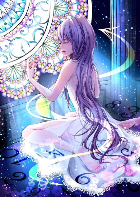 Аниме девушка красивая