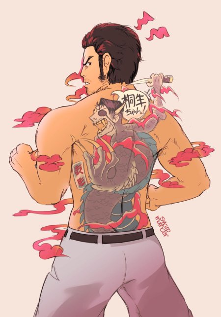 Арты якудза-тян