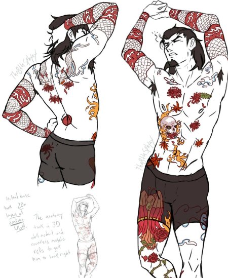 Эскиз персонажа