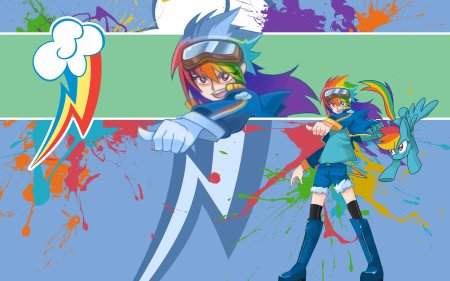 Rainbow dash human