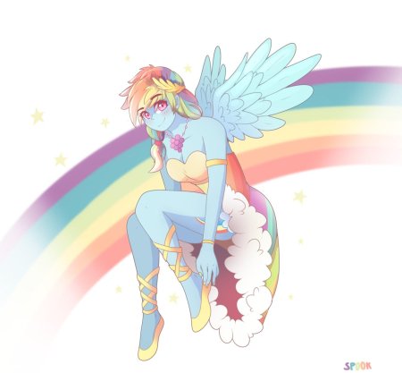 Рейнбоу дэш человек задница