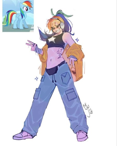 Радуга дэш пони