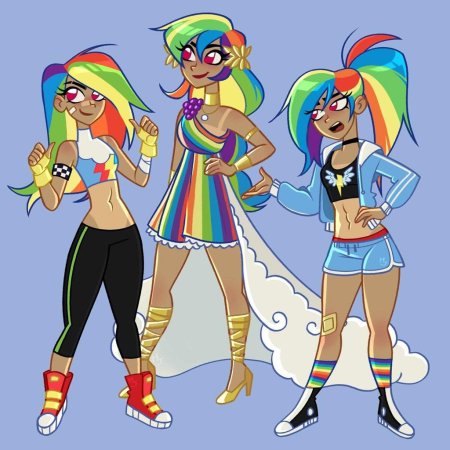 Рейнбоу дэш и флаттершай эквестрия герлз