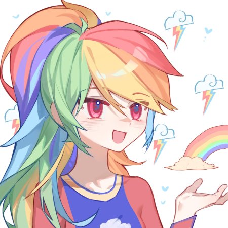 Rainbow dash human