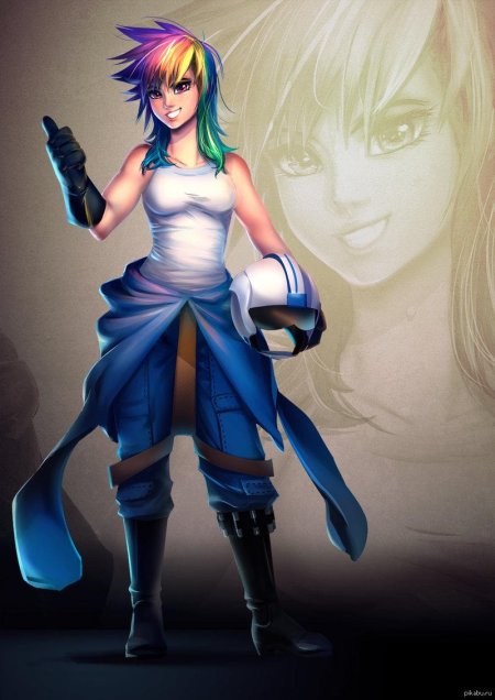 Рейнбоу дэш хуманизация