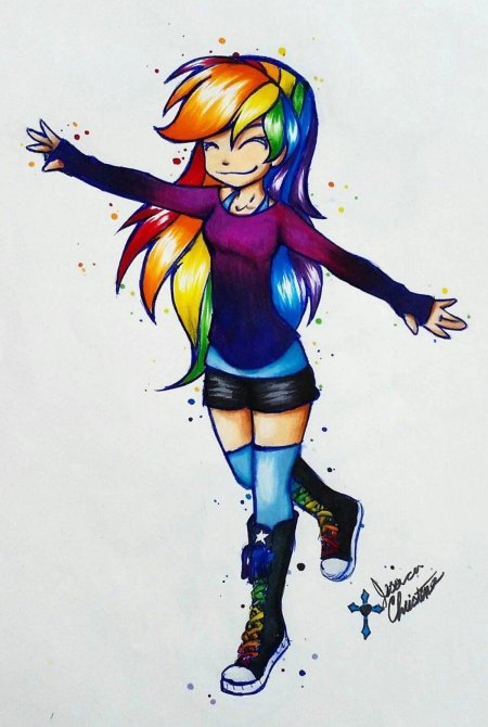 Рейнбоу дэш человек